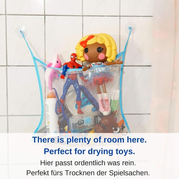 Badleksaksorganisatör för bebisar, (45cm*35cm) Badkarsleksaksförvaringsväska, Me