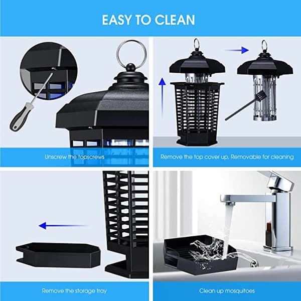 Europeisk Myggdreperlampe 12W 4200V Elektrisk Insektdreper