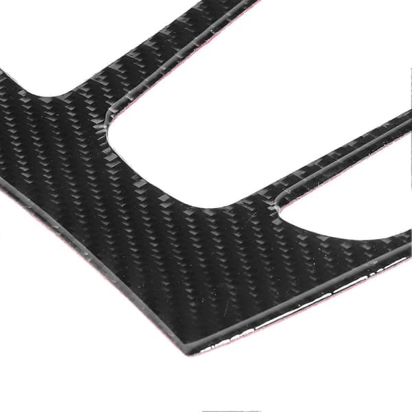 Kolfiber Kontroll Växelspakspanel Ram Trim Interiör Dekor Passar X5 X6 F15 F16 2014?2017 RHD