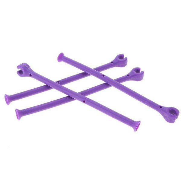 ##/Glasdiskmaskinshållare Set om 4 Lila - Silikon Vin Glashållare Diskmaskinsäker - Rengör Glasvaror Säkert Utan Polering - Köksredskap##/
