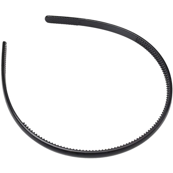 Set med 6 kam-hodebånd - 8 mm, fargede hodebånd