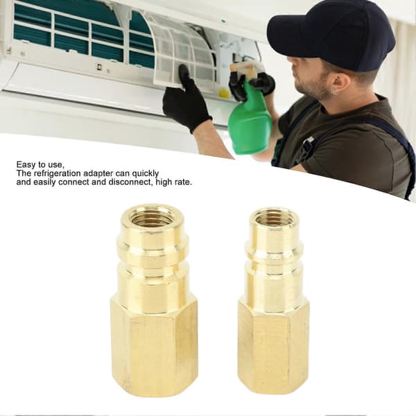 R134A Airconditioneringsstik 1/4 tommer SAE Adapter R134A Airconditioneringsstik til kølesystem