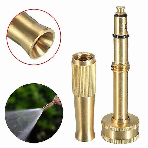 3/4 tommer højtryksslange messing sprayhoved havevandingssprøjtedyse 3Inch