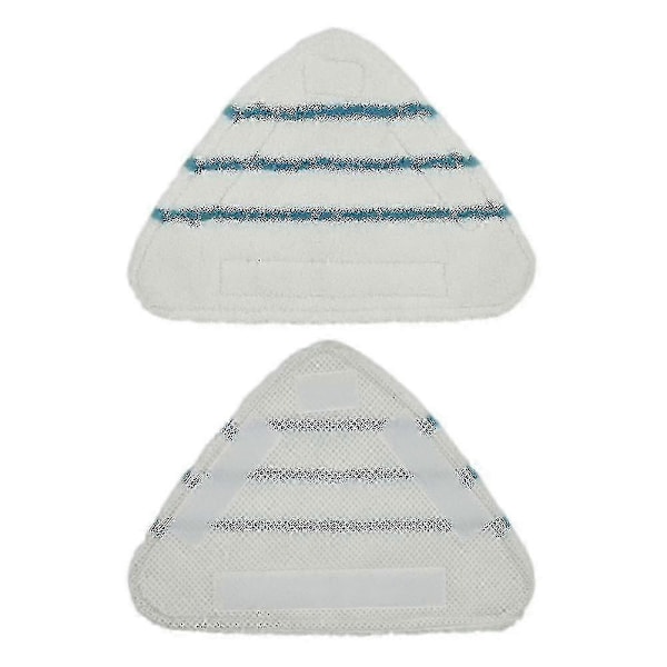 3 stk. Dampmoppudskiftningspuder Trekant Vaskbar Klud Rengøring Gulv Mikrofiber Mopphovedpude Damp