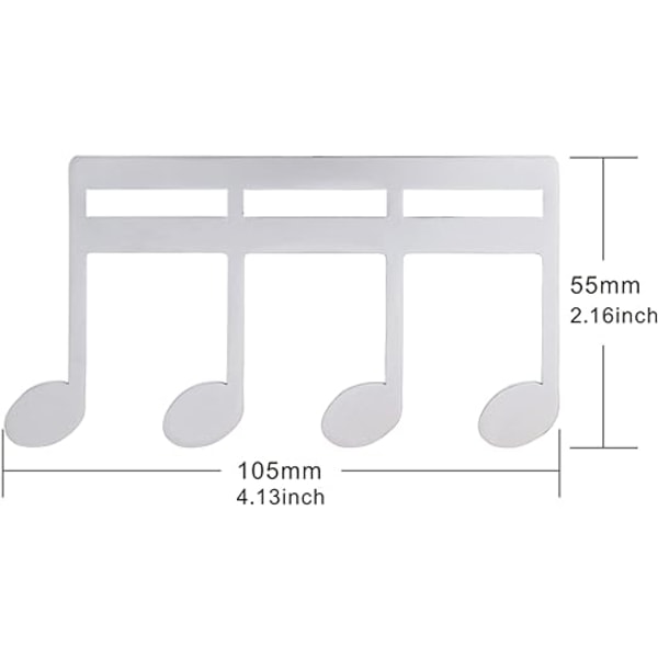 Musiknotemappe (sort), dagbogsmusikbogsmappe, klaverprint