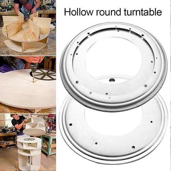 5.5/8/9/12 tum Rund Formad Kullager Metall Roterande Vridplatta 8 inch