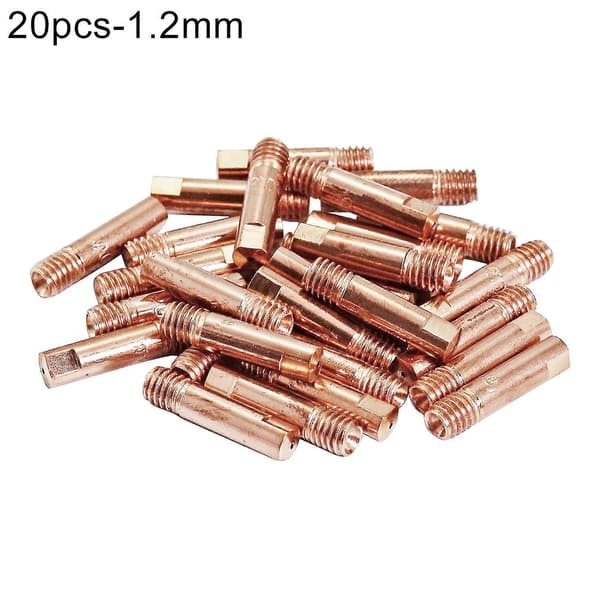 20 stk. 15AK Kobbertråd Dyse Ledende Spids til Svejselampe Maskintilbehør 0.8mm