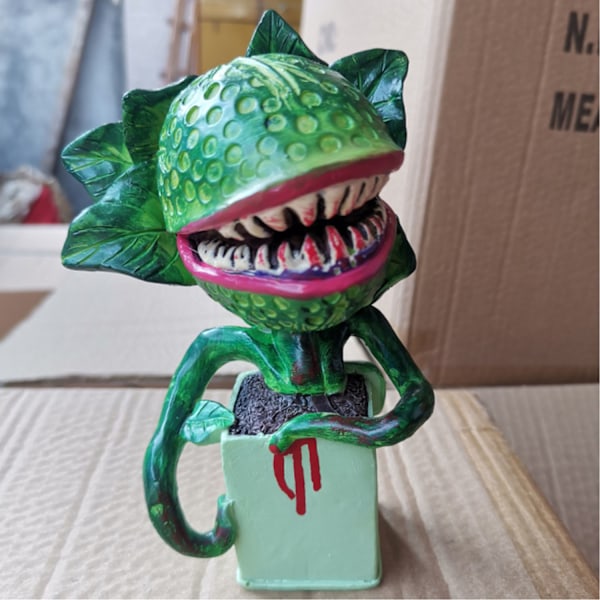 Piranha blomsterhage harpiks ornament
