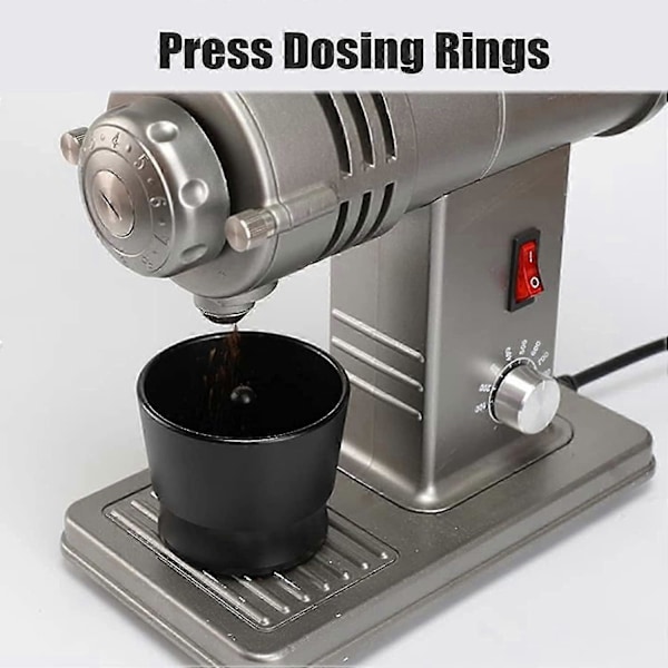 2024 58mm Kaffemätningskopp, Espresso Mätnings Tratt av Aluminiumlegering Kaffemätningsring Dispenser Cof