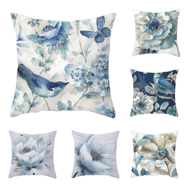 Kuddfodral Mjuk Textur Osynlig Dragkedja Polyester Persika Hud Dekorativ Fyrkantig Örngott Möbelaccessoarer B