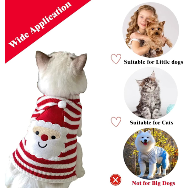 Hundetrøje (Julemand, Rød - M), Julekostumer til Hunde a