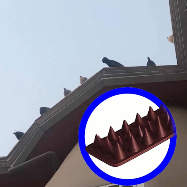 ##/Duerigspids Plast Balkon Duerig Afskrækkende Sæt Duer Fugl Afskrækkende##/