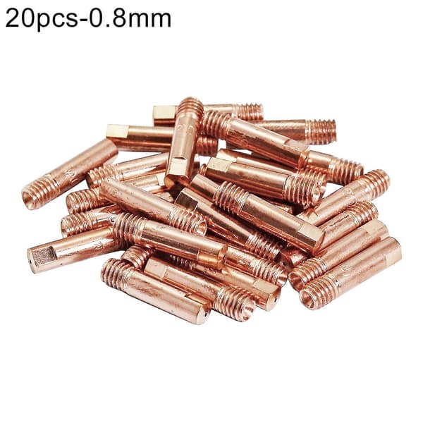 20 stk. 15AK Kobbertråd Dyse Ledende Spids til Svejselampe Maskintilbehør 1.0mm