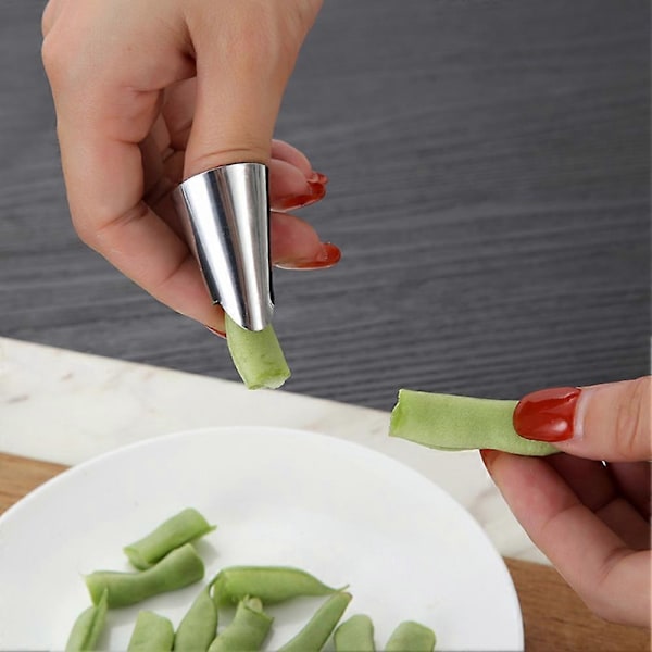 Ruostumattomasta teräksestä valmistetut mutterit Hedelmien kuorija Kuorintaleikkuri Sormisuoja Keittiötyökalu 430 Stainless Steel