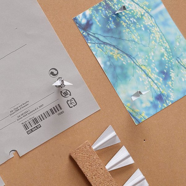 12 kpl Push Pin (paperilentokoneen muoto), koristeelliset push pinit