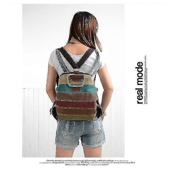 Damhandväskor Ryggsäckar Canvasväskor Casual Messenger Bags Stora Handväskor Tre-användnings Multifunktionella Ryggsäckar 2
