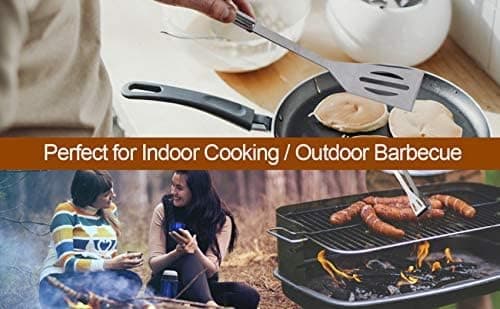 BBQ Grillverktøysett, Rustfritt Stål Grillutstyr K