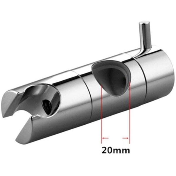 2 stykker universalstøtte for dusjhode (diameter 20 mm) -