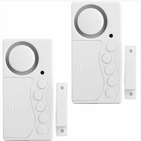 2 Pack Freezer Door Alarm, Window Security Alarm, 3/15/30/60 Seco