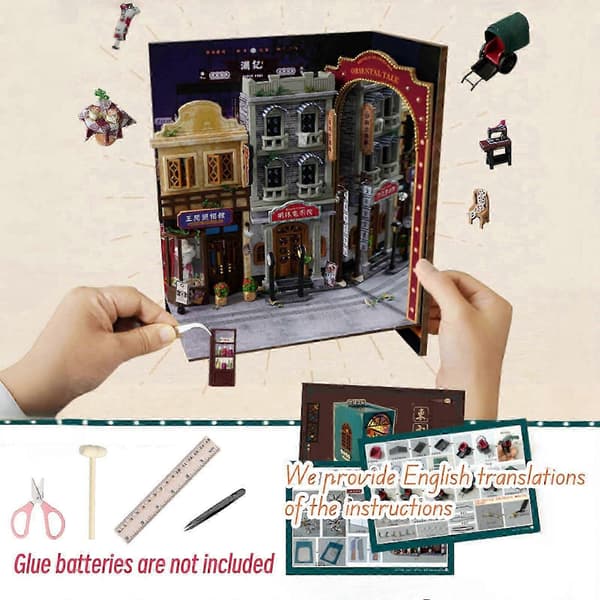 Dockhus Kit TL5 Detektivdagbok TC37 Orientaliskt Äventyr DIY