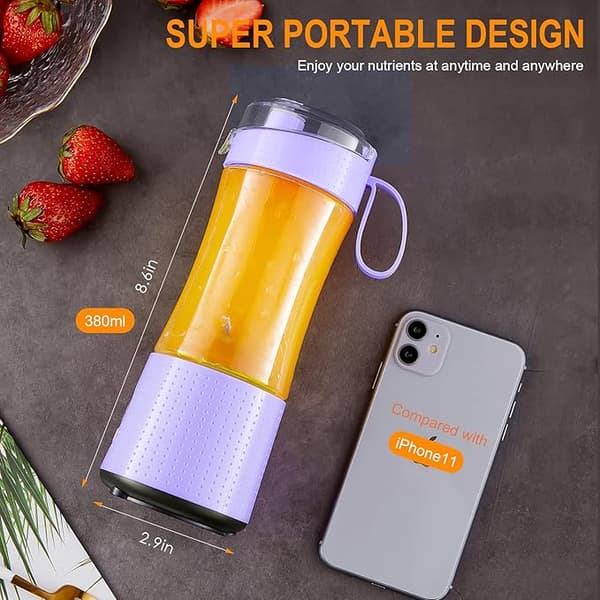 Portabel Blender för Shakes och Smoothies Mini Blender Batteridriven Blender
