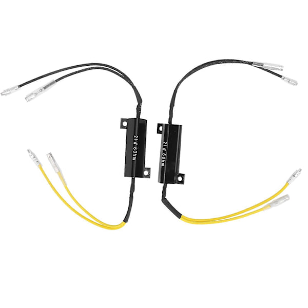 2 stk. Motorcykel LED Blinklys Dekoder 21W 12?15V Reparations Reservedel Udskiftning