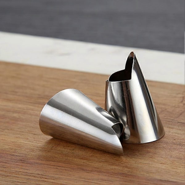 Nøtteknekker i rustfritt stål Fruktskreller Kutter Fingerbeskytter Kjøkkenverktøy 304 Stainless Steel