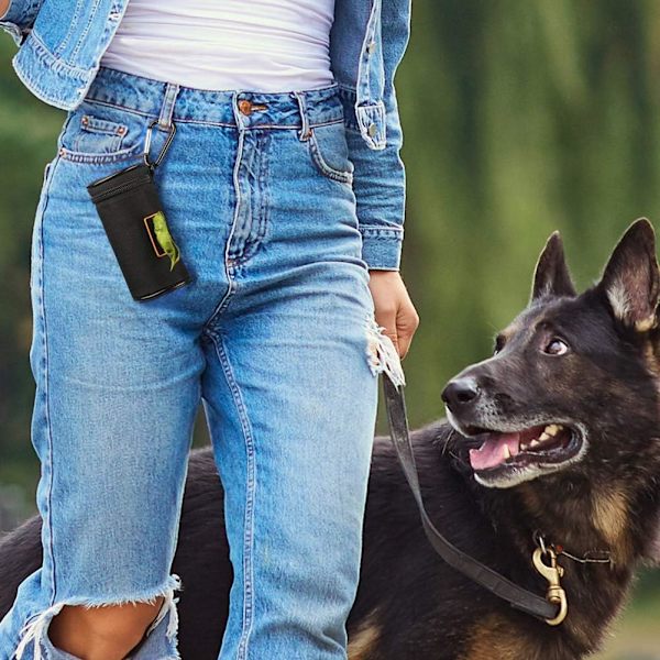 Poop-poseholder til snor, stofposeholder til hundeposer