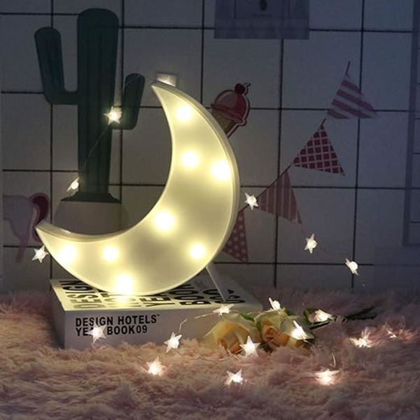 Månskenslampa - Varmvit LED-lampa - Vardagsrum, Sovrum