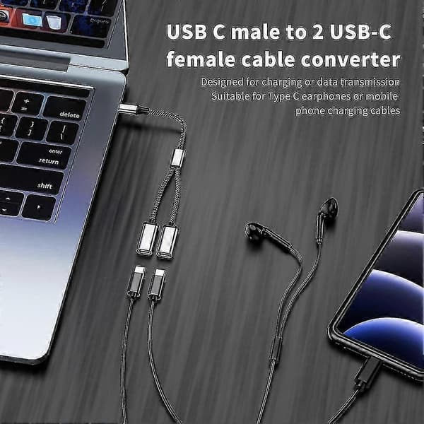 Usb C - Usb Otg -sovitinkaapeli, tyyppi C uros - Usb2.0 naaraslaajennushub-telakointiasema U Dis -levylle