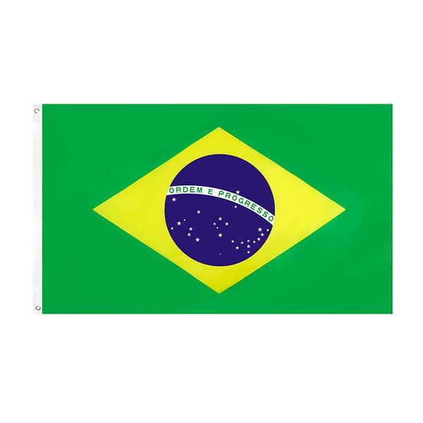 ##/Brasiliansk flagga stor 90*150cm##/