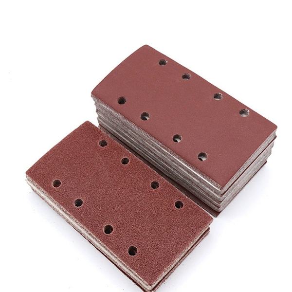 30 Pak Slibestrimler 93 x 185mm - Kvadratisk Krog- og Sløjfe-Sandpapir