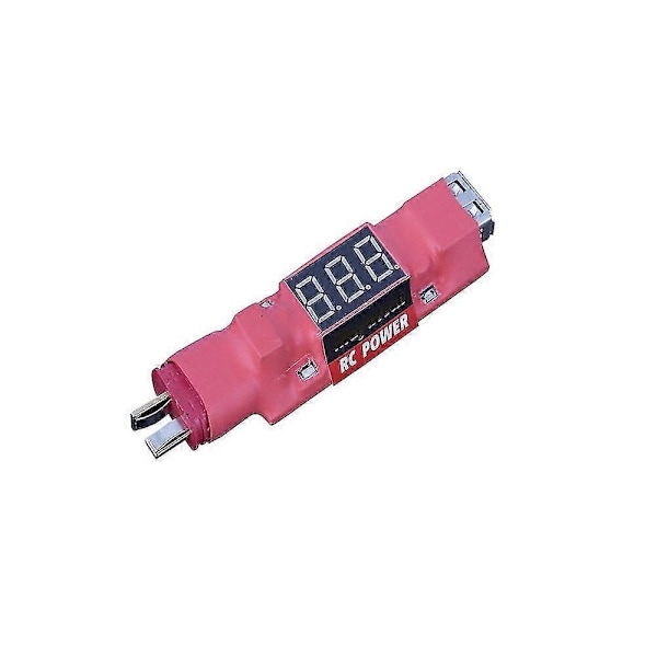 728V Inngang 5V 2A Utgang 3i1 Multifunksjon Lipo Batteri USB Lader Utlading med LED-skjerm