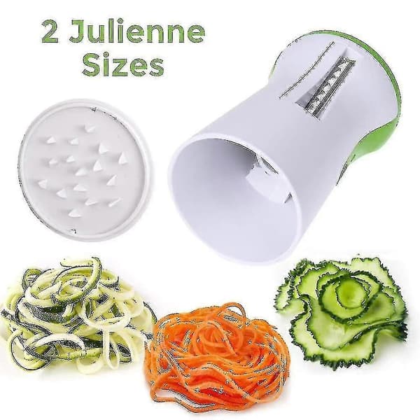 Kraftig spiralskjærer grønnsakskutter spiralizer zucchini pasta nudler spagetti