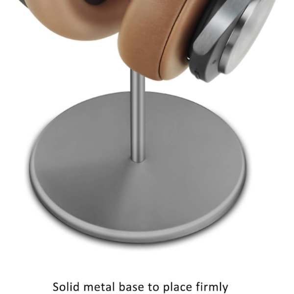 Hörlursställ Valnötsträ & Aluminium Headsetställ Natur Valnöt