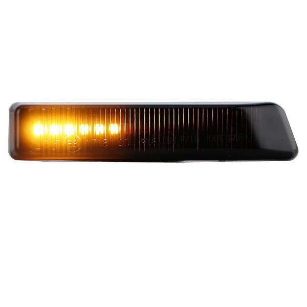 2 stk. LED sidemarkeringslys blinklys Passer for 3-serie E36 X5 E53 Stålblink
