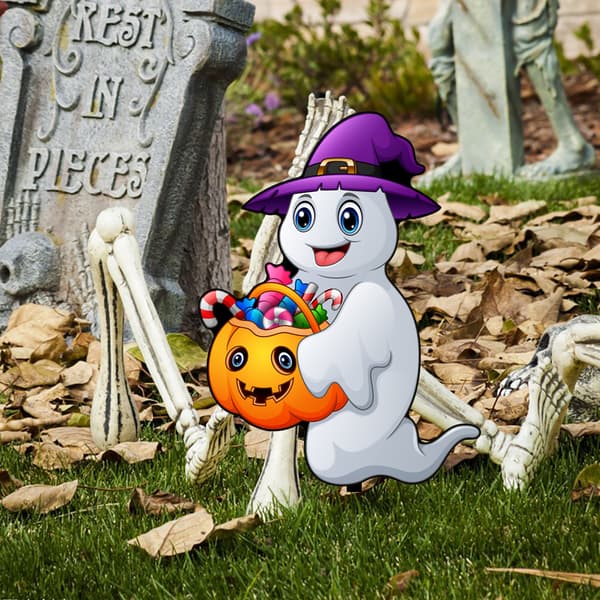 Halloween-koriste akryylipuutarhakoristeet