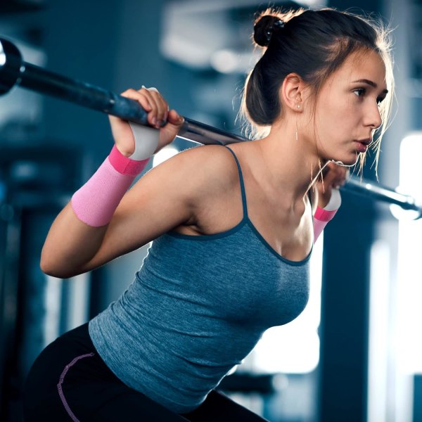 4 stycken gymnastikgrepp Rosa Gymnastik Handgrepp Atletisk Stift