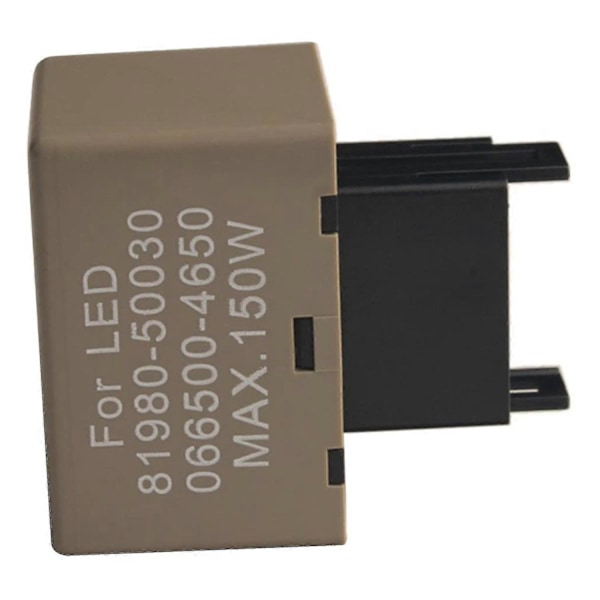 Biltillbehör 8-stifts elektroniskt blinkrelä för LED-lampa 81980-50030 066500-4650
