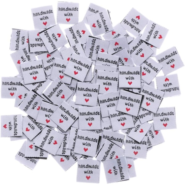 100pcs Fabric Labels Handmade Clothing Labels Textile Labels for