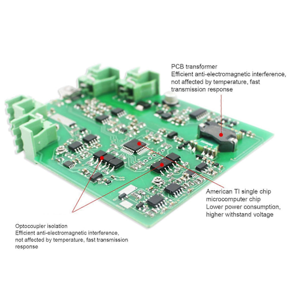 DC Signal Isolator Spænding Strøm Conditioner 1 Input 2 Output Strømforsyning Distributor