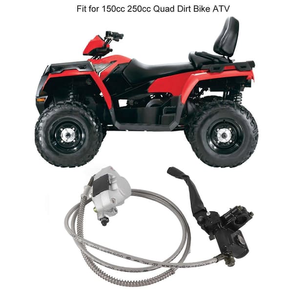 Hydraulinen takalevyjarrusatula järjestelmä jarrupalat sopii 150cc 250cc mönkijälle
