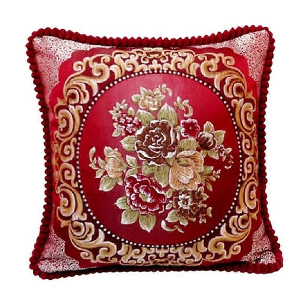 Broderimønster til pudebetræk Bilinteriør Ornamenter Silke Satin Sofa Pude Betræk til Stue 2