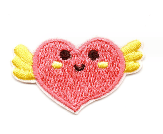 15 Stykker Broderte Stryke-på-lapper 3,5x3,8 cm, Broderte Klistremerker