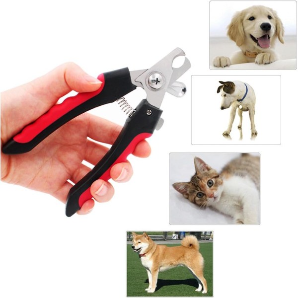 Professionell Pet Dog Claw Trimmer, Ergonomisk stor sax