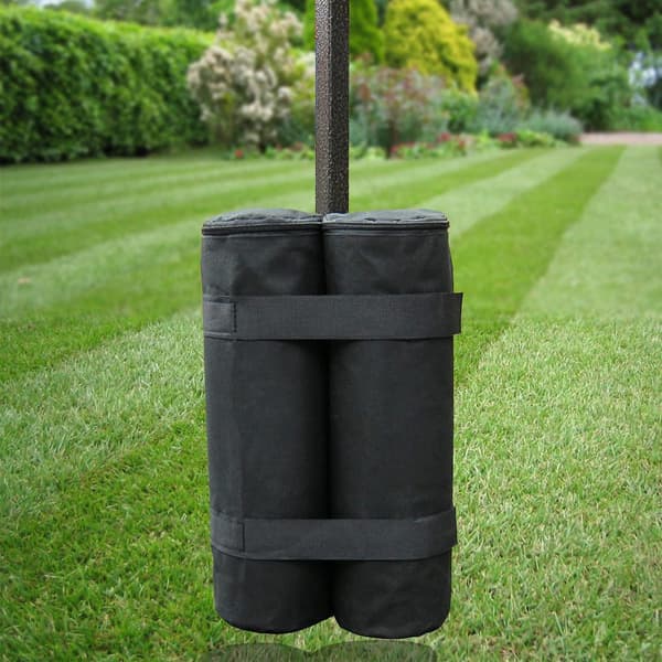 Black Pavilion vægte Sæt med 4 vægte til telte til at fylde med sandsten 10 kg pr. fod