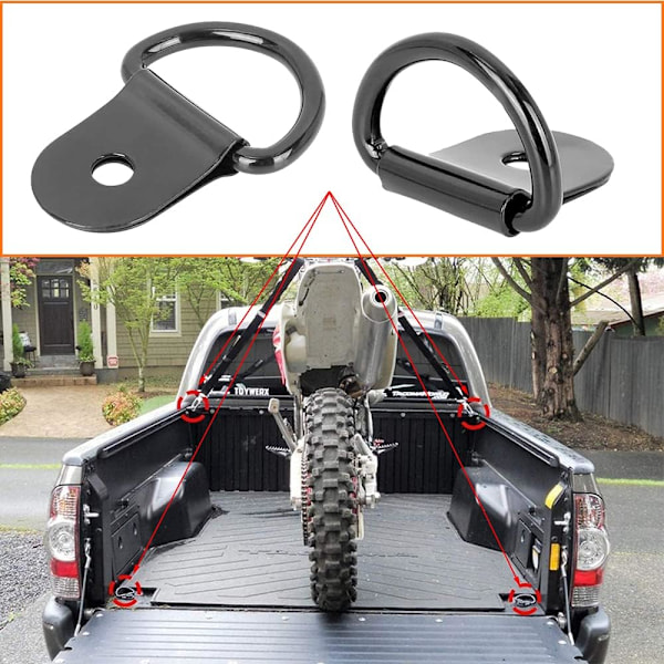 ##/D-Ring Spännringar 20 stycken Rostfritt Stål Spännring Lashi##/