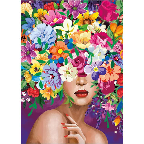 ##/DIY diamantmaleri, diamantkunstmaleri blomst skønhedssæt##/