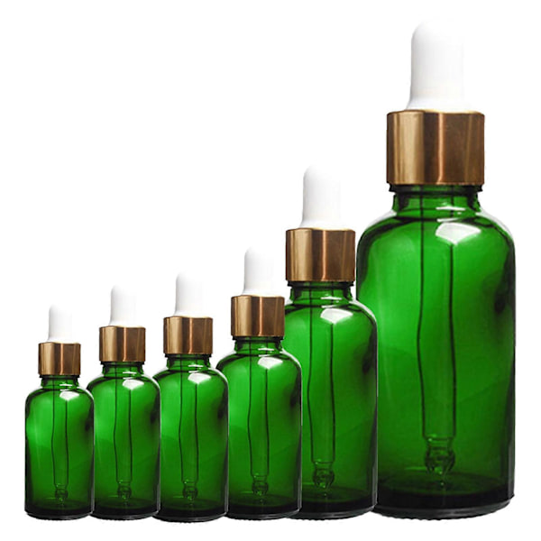 Æterisk Olie Flygtig Væske Dråbeflaske Grønt Lystæt Glasinstrument 30ML