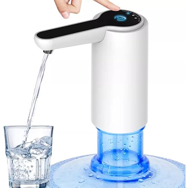 ##/Mini Smart USB Bunnlader 5 Gallons Flaskevannrenser Drikkbart Vann Kald Automatisk Fristående Bærbar Vannkjølerpumpe##/